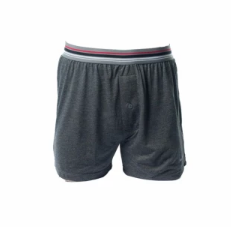 BENCH- BCX0004GY3 Knitted Boxer Shorts (Black)