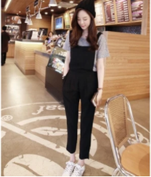Moys Shen Korean Black Jumpsuit