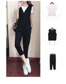 Moys Korean Kayla Three Piece Jogger Terno